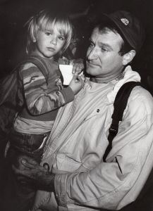 Robin Williams and son, Zach 1987, Los Angeles.jpg